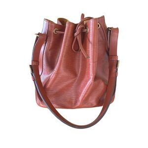 Louis Vuitton Petit Noe Kenyan Brown Leather Shoulder Bag